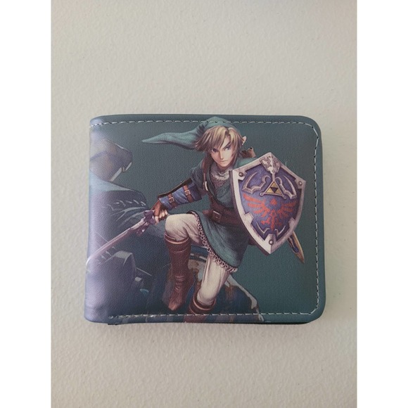 Nueva Cartera de cuero unisex de The Legend of Zelda Breath of the Wild B - Picture 2 of 3